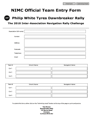 Nin Registration Form