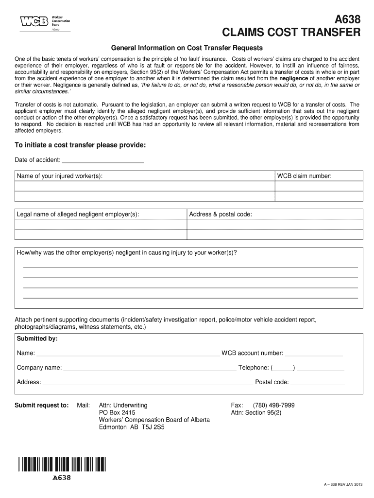  Workers Comp Claim Form 2013-2024