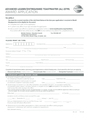 Dtm Application  Form