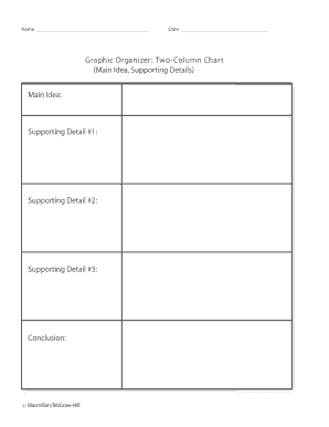 Column Graphic Chart Form