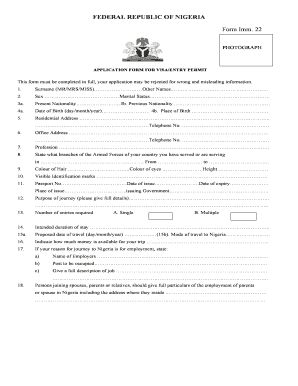 APPLICATION FORM for VISAENTRY PERMIT Makemytrip