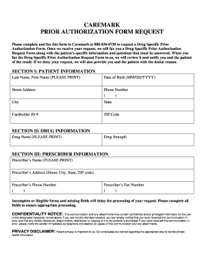 Caremark Prior Auth Forms