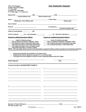 Lccc Transcripts  Form