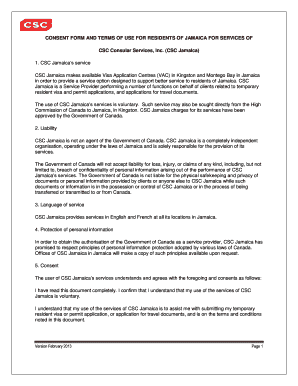 Certificate of Consent Csc  Form