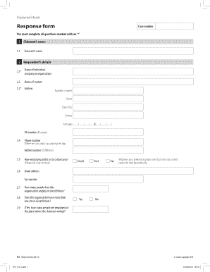 ET3 Response Form Gov Uk