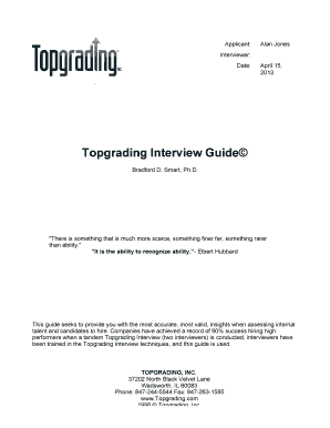 Topgrading PDF  Form