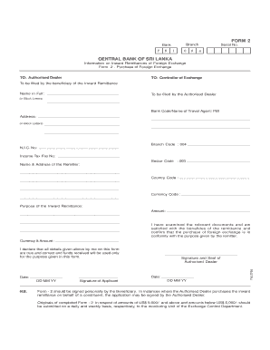 Commercial Bank Form 1