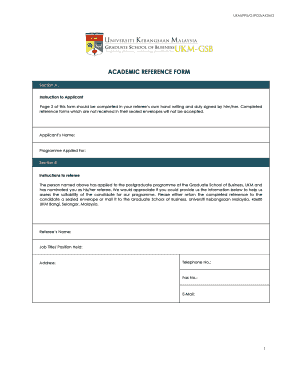 Referee Form