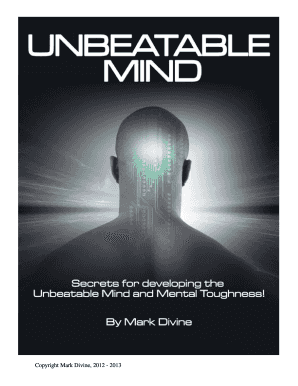 Unbeatable Mind PDF  Form