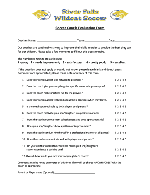 Coaching Feedback Questionnaire PDF  Form