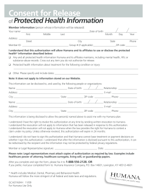 Humana Fee Schedule 2022 Pdf Humana Consent Form - Fill Out And Sign Printable Pdf Template | Signnow