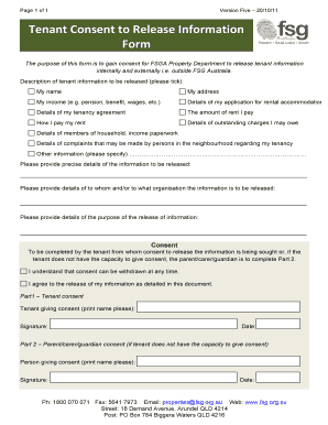 Tenancy Eviction  Form