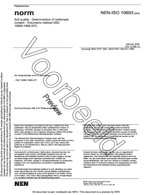 En Iso 10693 PDF  Form