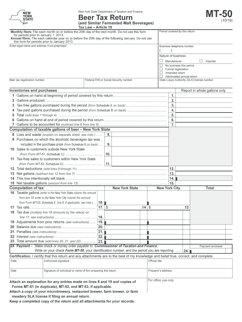 Get and Sign Mt 50 2019-2022 Form