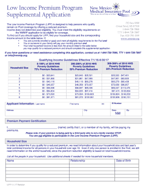  Low Income Premium Program Nmmip Org 2017