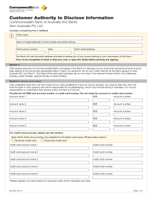 Commonwealth Bank Forms
