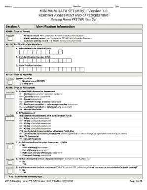Mds Section Gg Worksheet  Form