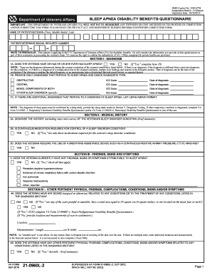 Va Form 21 0960l 2