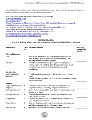  Cheers Checklist Word Document 2009