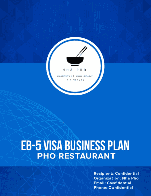 Eb5 Business Plan Template  Form