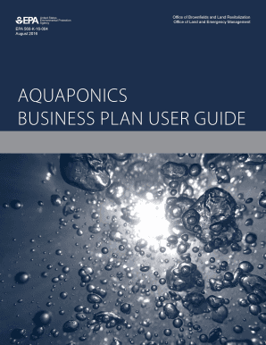 Aquaponics Business Plan PDF  Form