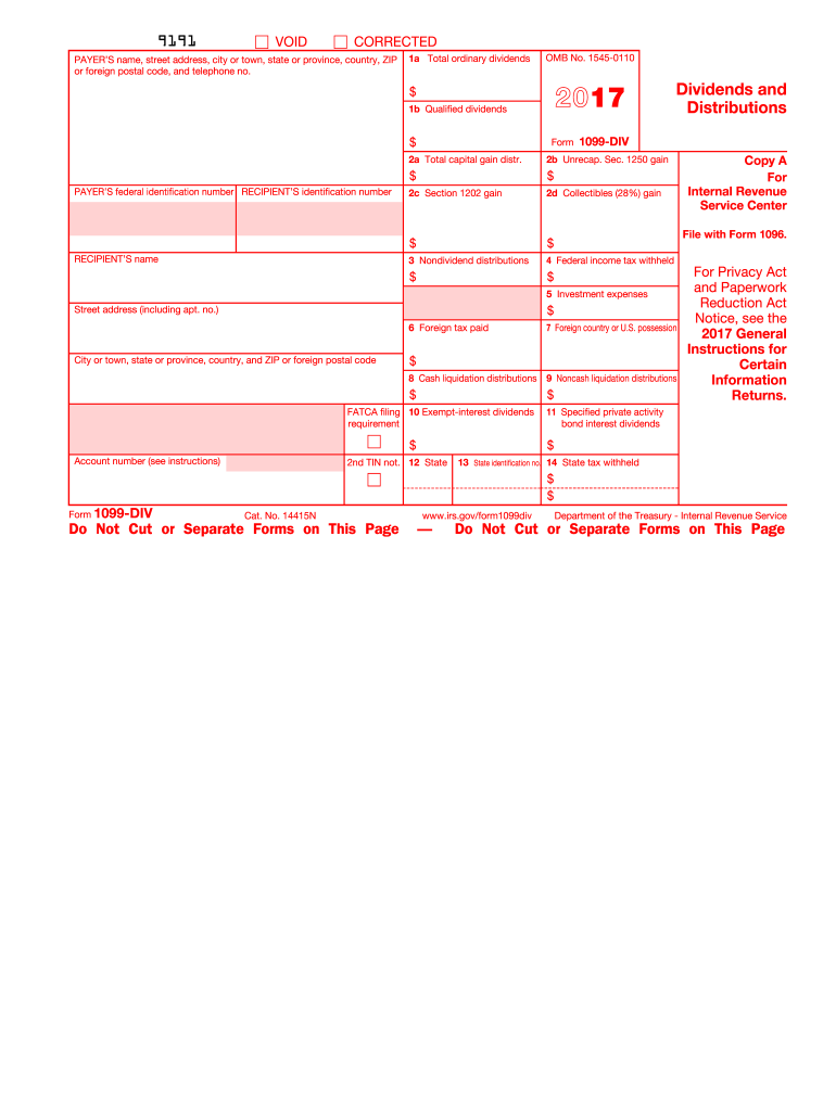  1099 Div Form 2017