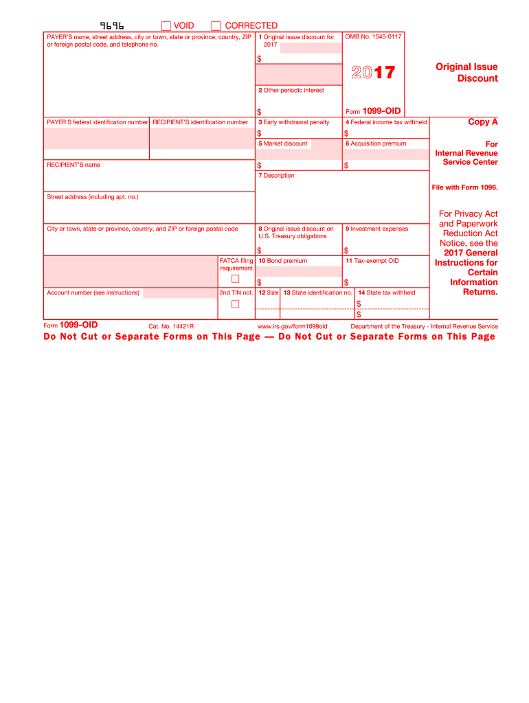  1099 Oid  Form 2017