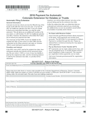 2016 Colorado Form 105