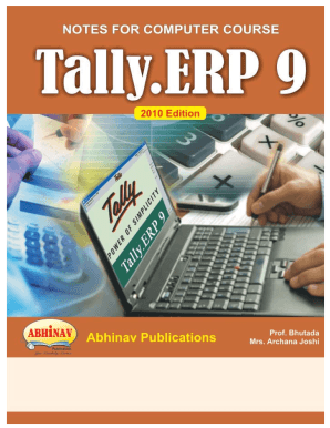 TALLYERP 9 Eng E Mail Qxd Abhinav Publications  Form