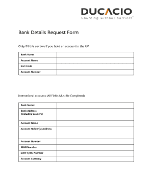 Bank Details Request Form Ducacio