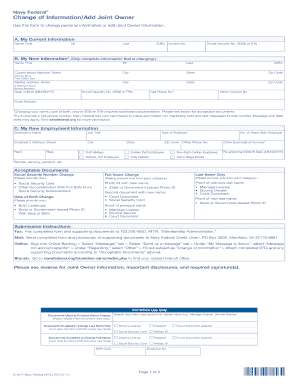 How to Add Joint Owner to Navy Federal Online  Form