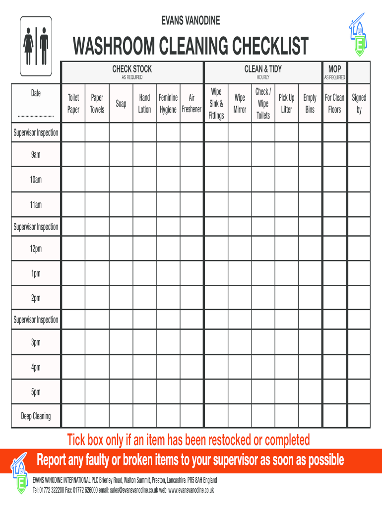 Checklist Format