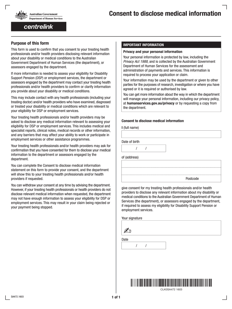  Sa472 Form 2016