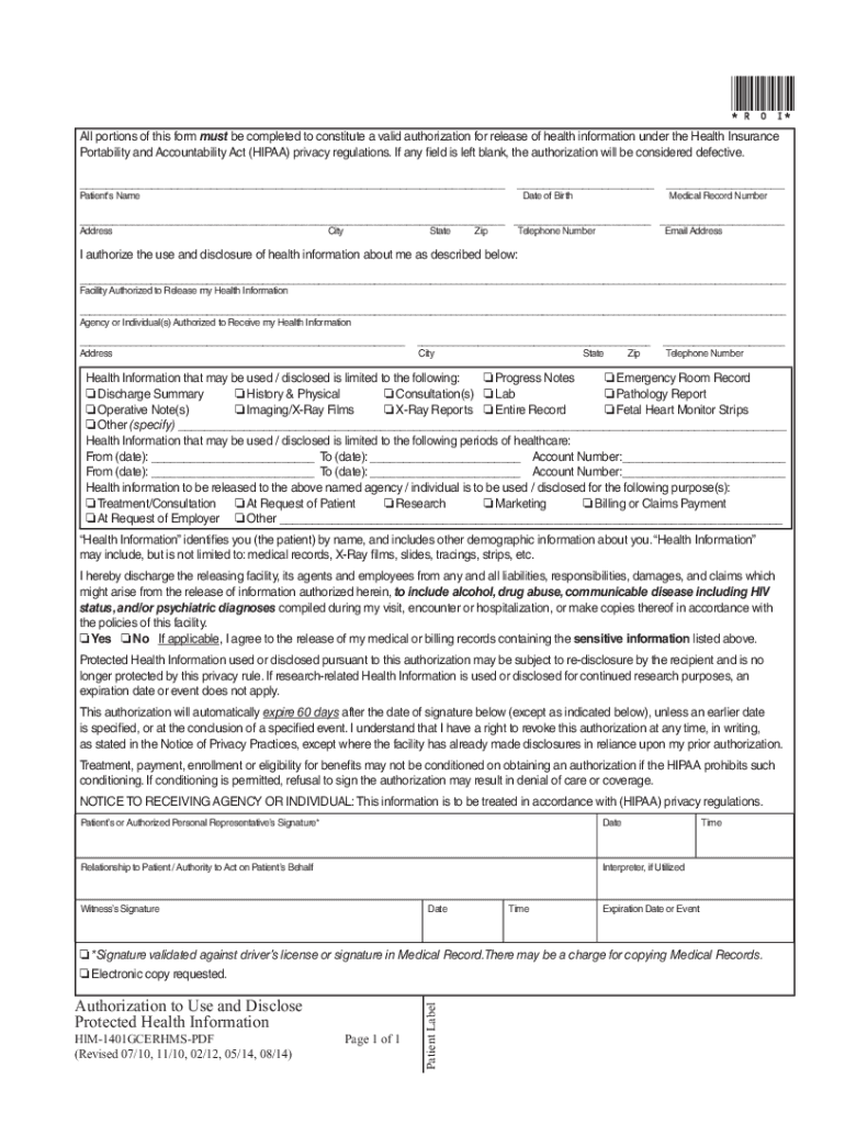 Crestwood Medical Center Home  Form