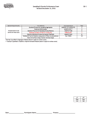 Naqtc Sampling and Density  Form