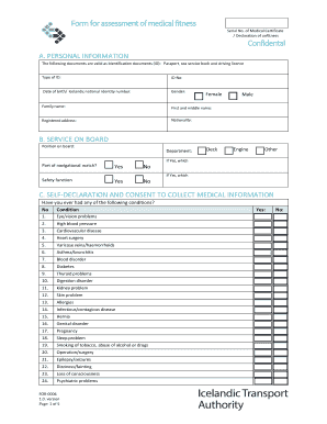 Of Medical Certificate  Form