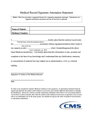 Centers Medicare Medicaid Services Form