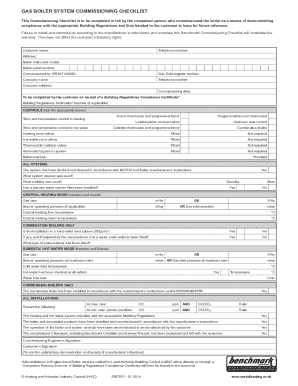 Boiler Benchmark PDF  Form