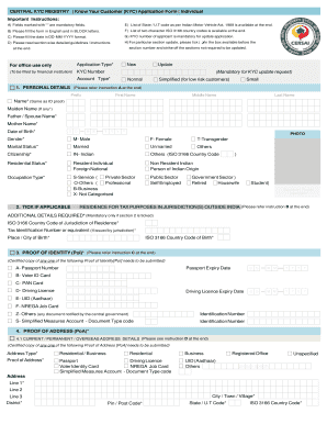 Know Your Customer Form