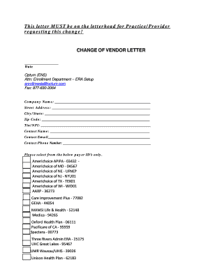 Optum Cov Change Healthcare  Form