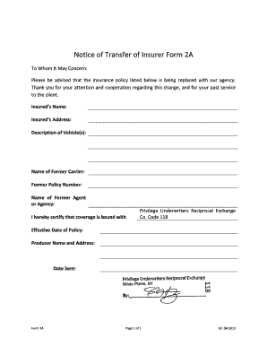 2a Form Massachusetts