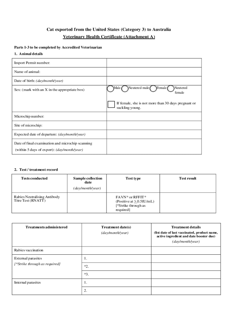 Agriculture Certificate Form