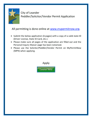  City of Leander PeddlerSolicitorVendor Permit    Leandertx 2013-2024