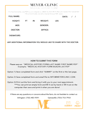 Meyer Clinic  Form