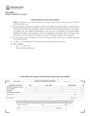  Pa 1605 Form 2017