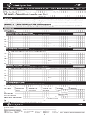 Crf Bank Request Form