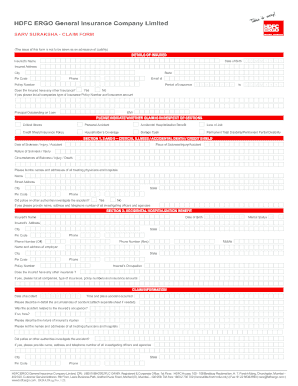 Suraksha Insurance Claim Form Sinhala