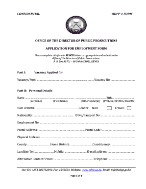 Application Form Odpp 1