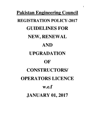 NEW, RENEWAL Pec Org  Form