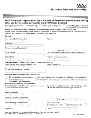  Rf12 Form 2019